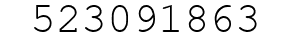 Number 523091863.