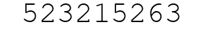 Number 523215263.