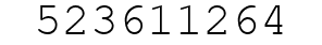 Number 523611264.