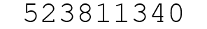 Number 523811340.