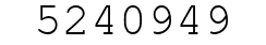 Number 5240949.