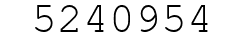 Number 5240954.