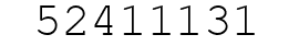 Number 52411131.