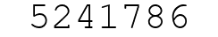 Number 5241786.