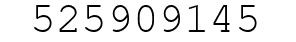 Number 525909145.