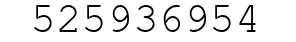Number 525936954.