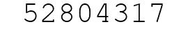 Number 52804317.