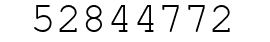 Number 52844772.