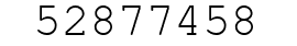 Number 52877458.