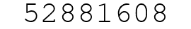 Number 52881608.