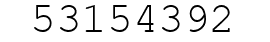 Number 53154392.