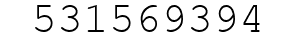 Number 531569394.
