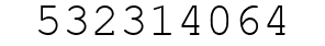 Number 532314064.
