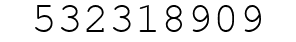 Number 532318909.