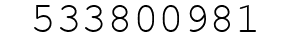 Number 533800981.