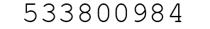 Number 533800984.