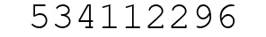 Number 534112296.