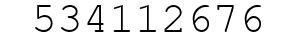 Number 534112676.