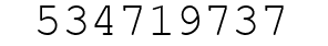 Number 534719737.