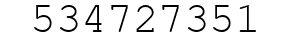Number 534727351.