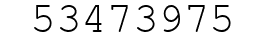 Number 53473975.
