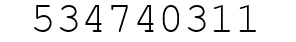 Number 534740311.