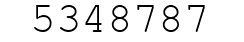 Number 5348787.