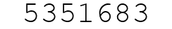 Number 5351683.