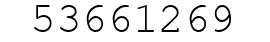 Number 53661269.