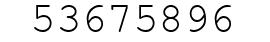 Number 53675896.