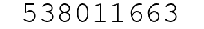 Number 538011663.