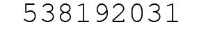 Number 538192031.