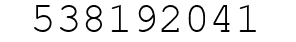 Number 538192041.
