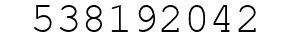 Number 538192042.