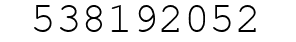 Number 538192052.