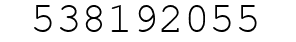 Number 538192055.