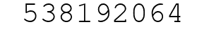 Number 538192064.