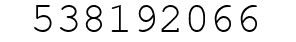 Number 538192066.