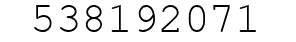 Number 538192071.