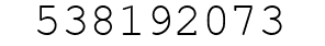 Number 538192073.