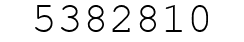 Number 5382810.