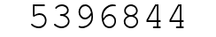 Number 5396844.