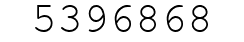 Number 5396868.