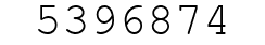 Number 5396874.