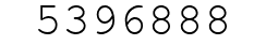Number 5396888.