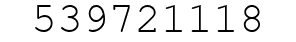 Number 539721118.