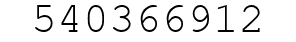 Number 540366912.