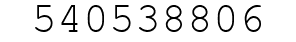 Number 540538806.