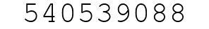 Number 540539088.