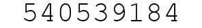 Number 540539184.